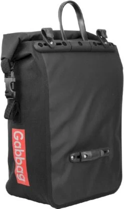 Gabbag Waterdichte Enkele Fietstas - 25 Liter - Zwart -Buiten Kamperen 0bbk510 100 04 resultaat