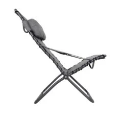 Crespo Tex Comfort AP-262 Loungestoel - Lichtgrijs -Buiten Kamperen 1148406 04 1 1 1