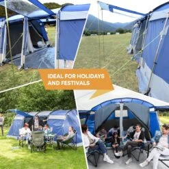 Skandika Montana 8 Tent – Tunneltenten – 8 Persoons Tent – Campingtent – 200 Cm Stahoogte – 2-4 Slaapcabines - Muggengaas – Familietent – 4 Ingangen – 700 X 310 X 200 Cm (L X B X H) - 5000 Mm Waterkolom – Outdoor, Camping – Kamperen – Blauw 18 Skandika Montana 8 Tent – Tunneltenten – 8 Persoons Tent – Campingtent – 200 Cm Stahoogte – 2-4 Slaapcabines - Muggengaas – Familietent – 4 Ingangen – 700 X 310 X 200 Cm (L X B X H) - 5000 Mm Waterkolom – Outdoor, Camping – Kamperen – Blauw -Buiten Kamperen 1200x1200 23