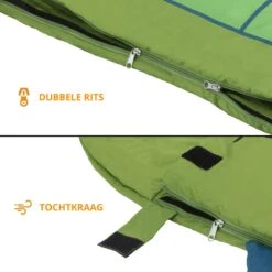 Dutch Mountains Kinderslaapzak Nijlpaard - 170 X 70cm Polyester - Zacht Lichtgewicht – Opberghoes -Buiten Kamperen 1200x1200 74