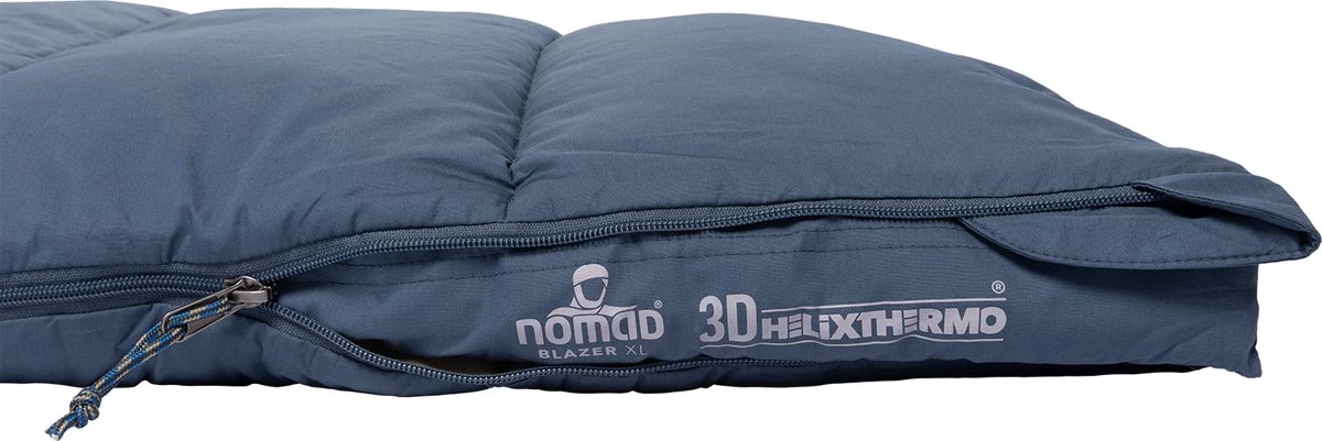 NOMAD® Blazer XL Slaapzak | 220x90cm Blauw | Lichtgewicht & Kwalitatief | Slaapzak | Incl Hoes 9 NOMAD® Blazer XL Slaapzak | 220x90cm Blauw | Lichtgewicht & Kwalitatief | Slaapzak | Incl Hoes - Afbeelding 7