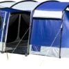 Skandika Montana 8 Sleeper Tent – Tunneltent – 8 Persoons Familietent - Campingtent – Sleeper Technology (2 Tot 4 Extra Donkere Slaapcabines) – Ingenaaide Tentvloer - Muggengaas – 700 X 310 X 200 Cm (LxBxH) – 5000mm Waterkolom – Kamperen – Blauw/wit 1 Skandika Montana 8 Sleeper Tent – Tunneltent – 8 Persoons Familietent - Campingtent – Sleeper Technology (2 Tot 4 Extra Donkere Slaapcabines) – Ingenaaide Tentvloer - Muggengaas – 700 X 310 X 200 Cm (LxBxH) – 5000mm Waterkolom – Kamperen – Blauw/wit -Buiten Kamperen 1200x472