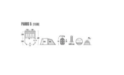 High Peak Paros 5 Tunneltent - 5-Persoons - Donkergrijs 12 High Peak Paros 5 Tunneltent - 5-Persoons - Donkergrijs -Buiten Kamperen 1200x727