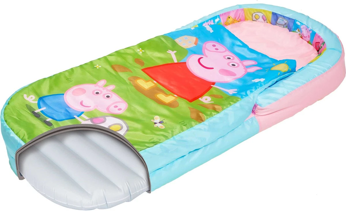Worlds Apart Peppa Pig Readybed - 2 In 1 Slaapzak En Luchtbed Voor Kinderen 5 Worlds Apart Peppa Pig Readybed - 2 In 1 Slaapzak En Luchtbed Voor Kinderen - Afbeelding 3