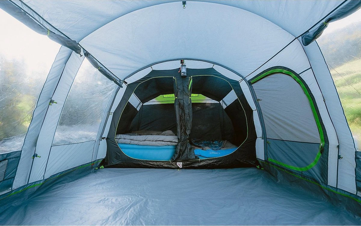 Coleman Vail 4L Tunneltent - Familie Tent - 4-Persoons - Grijs/Groen 7 Coleman Vail 4L Tunneltent - Familie Tent - 4-Persoons - Grijs/Groen - Afbeelding 5