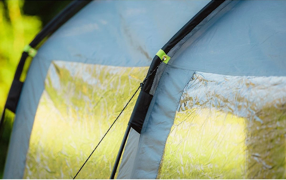 Coleman Vail 6L Tunneltent - Familie Tent - 6-Persoons - Grijs/Groen 7 Coleman Vail 6L Tunneltent - Familie Tent - 6-Persoons - Grijs/Groen - Afbeelding 5