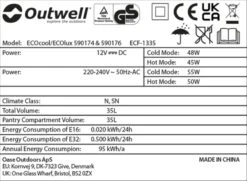 Outwell Ecocool Elektrische Koelbox - 35 Liter - Donkergrijs 14 Outwell Ecocool Elektrische Koelbox - 35 Liter - Donkergrijs -Buiten Kamperen 1389 1900 ecocool grijs 6