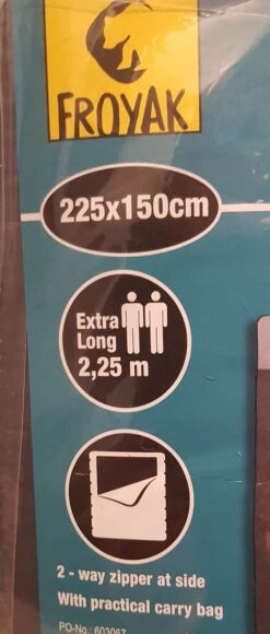 Froyak - 2-persoons Slaapzak XXL Grijs 225 X 150 Cm - Tweepersoonsslaapzak - Tweepersoons - Slaapzak 7 Froyak - 2-persoons Slaapzak XXL Grijs 225 X 150 Cm - Tweepersoonsslaapzak - Tweepersoons - Slaapzak -Buiten Kamperen 511x1200