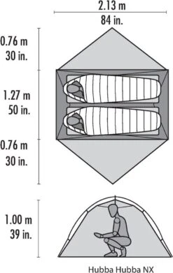 Msr Hubba Hubba Nx Tunneltent - Groen - 2 Persoons -Buiten Kamperen 758x1200