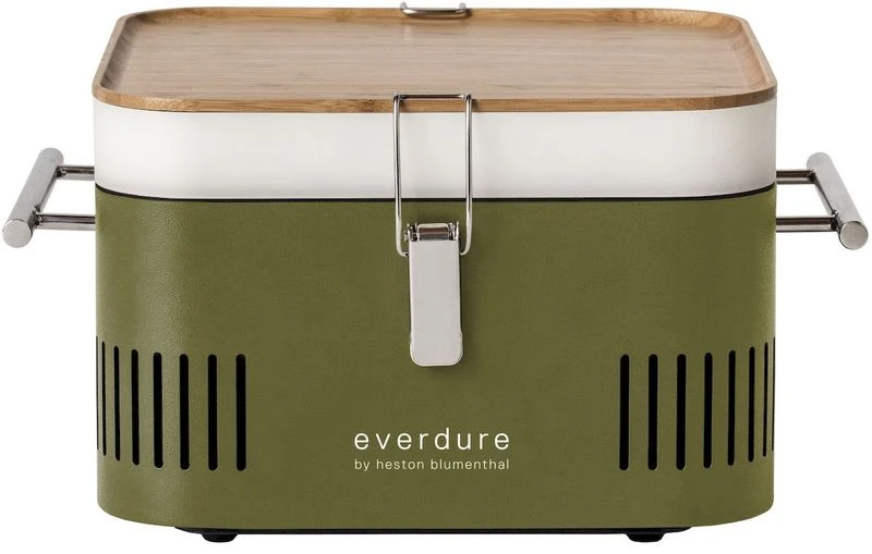 Everdure Cube Houtskool Barbecue - Groen 3 Everdure Cube Houtskool Barbecue - Groen