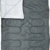 Froyak - 2-persoons Slaapzak XXL Grijs 225 X 150 Cm - Tweepersoonsslaapzak - Tweepersoons - Slaapzak -Buiten Kamperen 842x1200