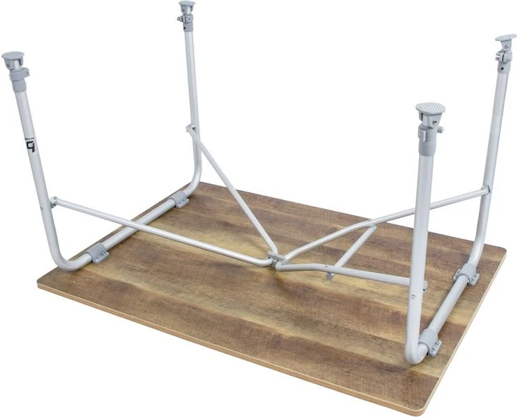 Bo-Camp Feather 100 X 70 Cm Campingtafel - Bruin 4 Bo-Camp Feather 100 X 70 Cm Campingtafel - Bruin - Afbeelding 2