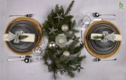 Bo-Camp Halo Melamine Serviesset - 12-delig - Grijs -Buiten Kamperen 900 1412 6181390 03