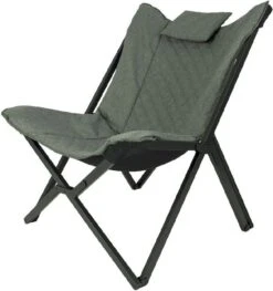 Bo-Camp Industrial Molfat Relaxstoel - Groen/Grijs -Buiten Kamperen 900 865 1200353 02