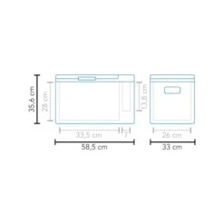 Mestic MCC-25 Compressor Koelbox - 25 Liter -Buiten Kamperen 900 900 1502930h5