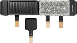 Bestron Raclette/Steengrill - 4 Personen -Buiten Kamperen bestron raclettesteengrill 4 personen 12