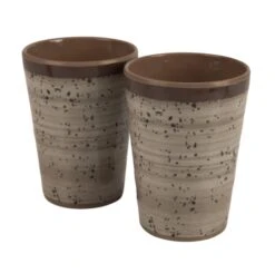 Bo-Camp Halo Melamine Serviesset - 12-delig - Beige -Buiten Kamperen bo camp halo beige 2