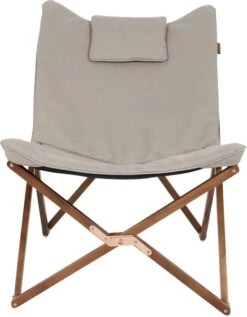 Bo-Camp Urban Outdoor Bloomsbury Vlinderstoel - Beige - M 13 Bo-Camp Urban Outdoor Bloomsbury Vlinderstoel - Beige - M -Buiten Kamperen bo camp bloomsburry relaxstoel m beige 10