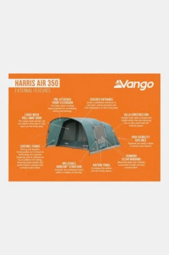 Vango Harris Air 350 Tent -Buiten Kamperen g5fc3y0029 5050 03 nl