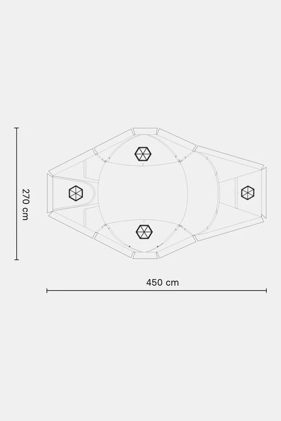 Samaya Basecamp 4-Persoons Alpine Tent 10 Samaya Basecamp 4-Persoons Alpine Tent - Afbeelding 8
