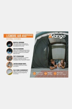Vango Lismore Air 450 Package Tent -Buiten Kamperen g5fd3y0020 5050 04 nl