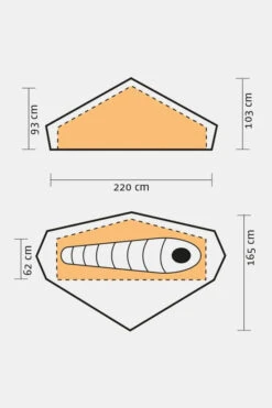 Hilleberg Akto 1P Tunneltent -Buiten Kamperen maaaa42002 5054 34 nl