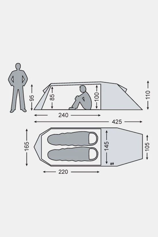 Nordisk Oppland SI 2-Persoonstent 4 Nordisk Oppland SI 2-Persoonstent - Afbeelding 2