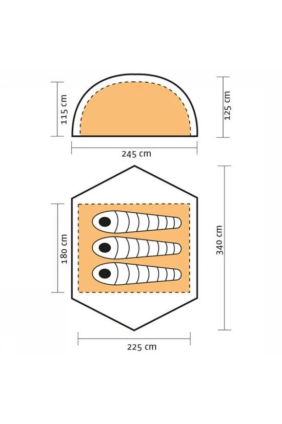 FJÄLLRÄVEN Keb Dome 3P Koepeltent 4 FJÄLLRÄVEN Keb Dome 3P Koepeltent - Afbeelding 2