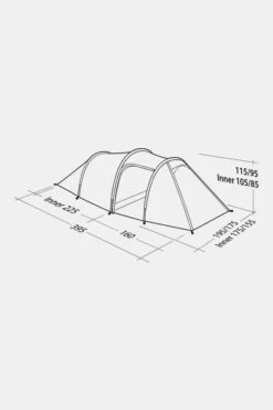 Robens Voyager Versa 3 Tunneltent -Buiten Kamperen maace10002 5071 20 nl