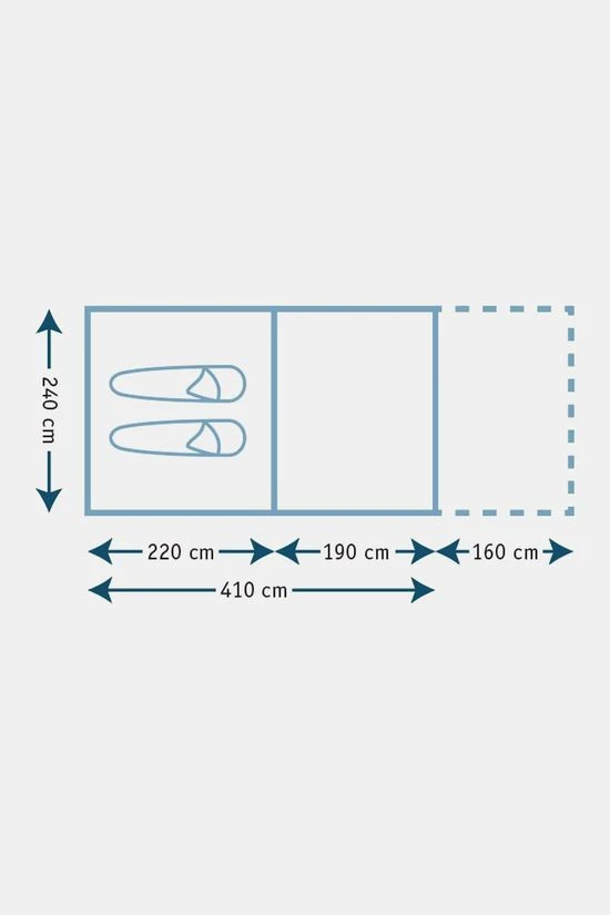 Opera Blueline Familietent 16 Opera Blueline Familietent - Afbeelding 14