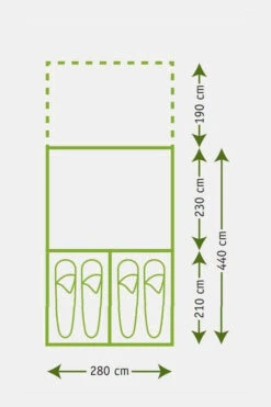 Tunneltent 2800 -Buiten Kamperen maade10008 1641 40 nl