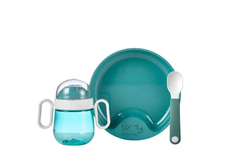 Mepal Mio Babyserviesset - 3-delig - Turquoise 3 Mepal Mio Babyserviesset - 3-delig - Turquoise