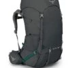 Osprey Renn Backpack - 65 Liter - Donkergrijs -Buiten Kamperen osprey renn 65 grijs 3