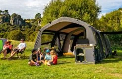 Zempire Eco Fold Twin V2 Opvouwbare Campingkast - Dubbel -Buiten Kamperen zempire eco fold twin v2 opvouwbare campingkast dubbel 5