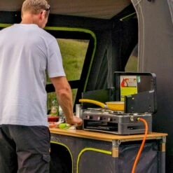 Zempire Eco Fold Twin V2 Opvouwbare Campingkast - Dubbel -Buiten Kamperen zempire eco fold twin v2 opvouwbare campingkast dubbel 8