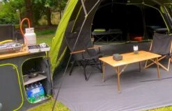 Zempire Kitpac V2 Campingtafel - Groot - 100 X 65 - Bamboe -Buiten Kamperen zempire kitpac v2 campingtafel groot 9